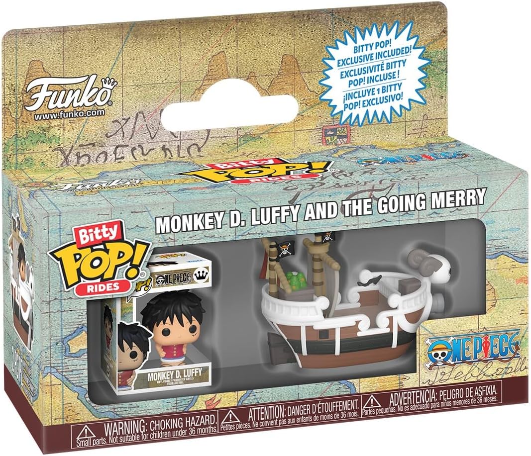 FUNKO BITTY POP RIDES ONE PIECE MONKEY D LUFFY AND THE GOING MERRY