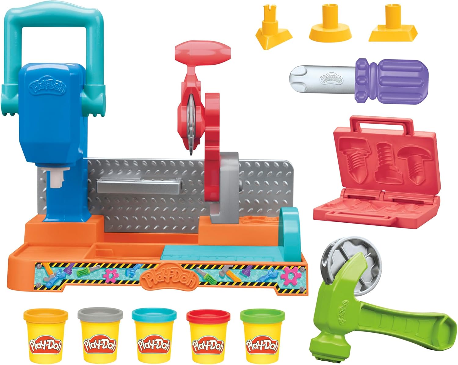 PLAYDOH F9141 STAMP AND SAW TOOL BENCH PLAYSET