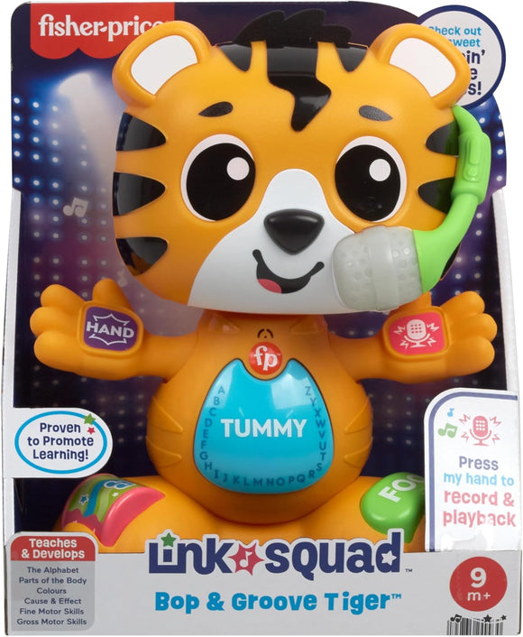 FISHER PRICE HYL24 LINK SQUAD BOP AND GROOVE TIGER