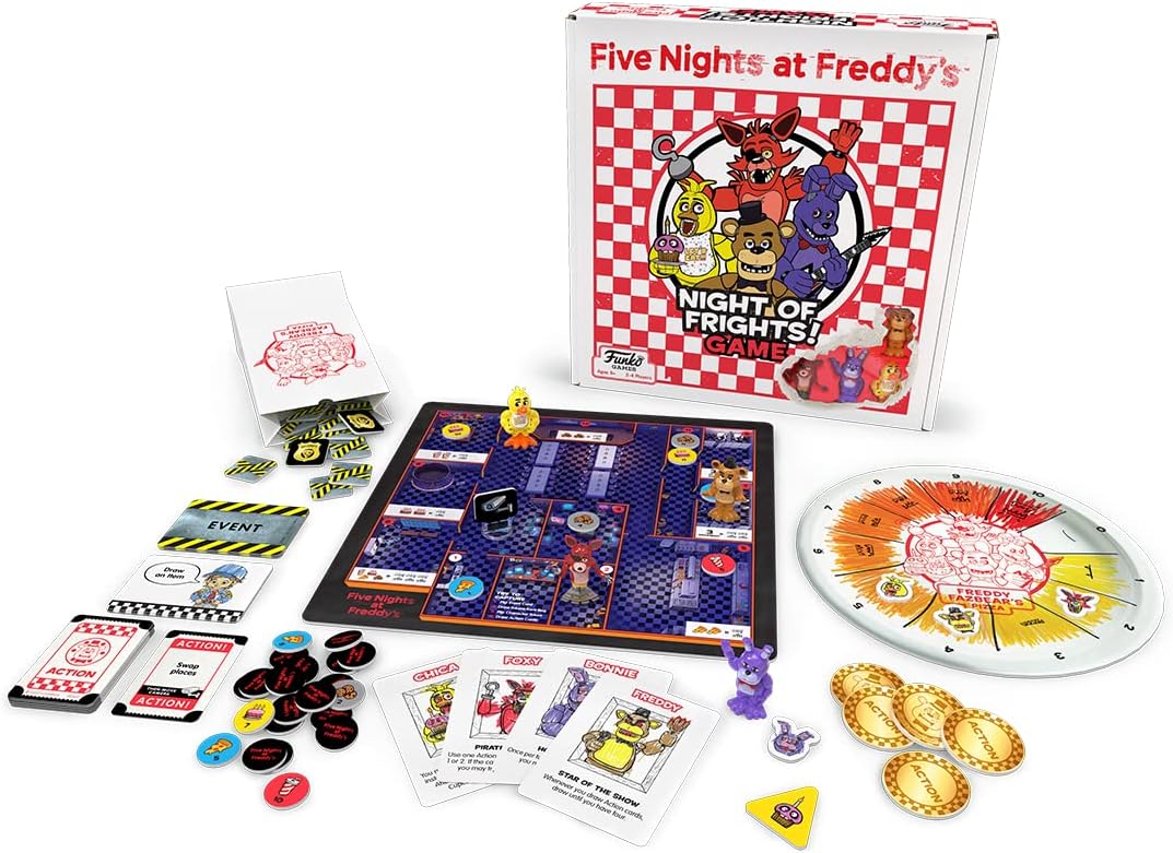 FUNKO GAMES 64029 FIVE KNIGHTS AT FREDDY'S NIGHT OF FRIGHTS! GAME