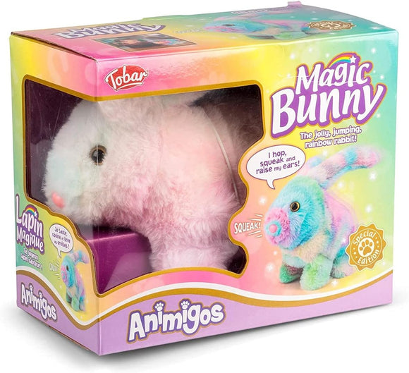 ANIMIGOS 38279 MAGIC HOPPING RAINBOW BUNNY