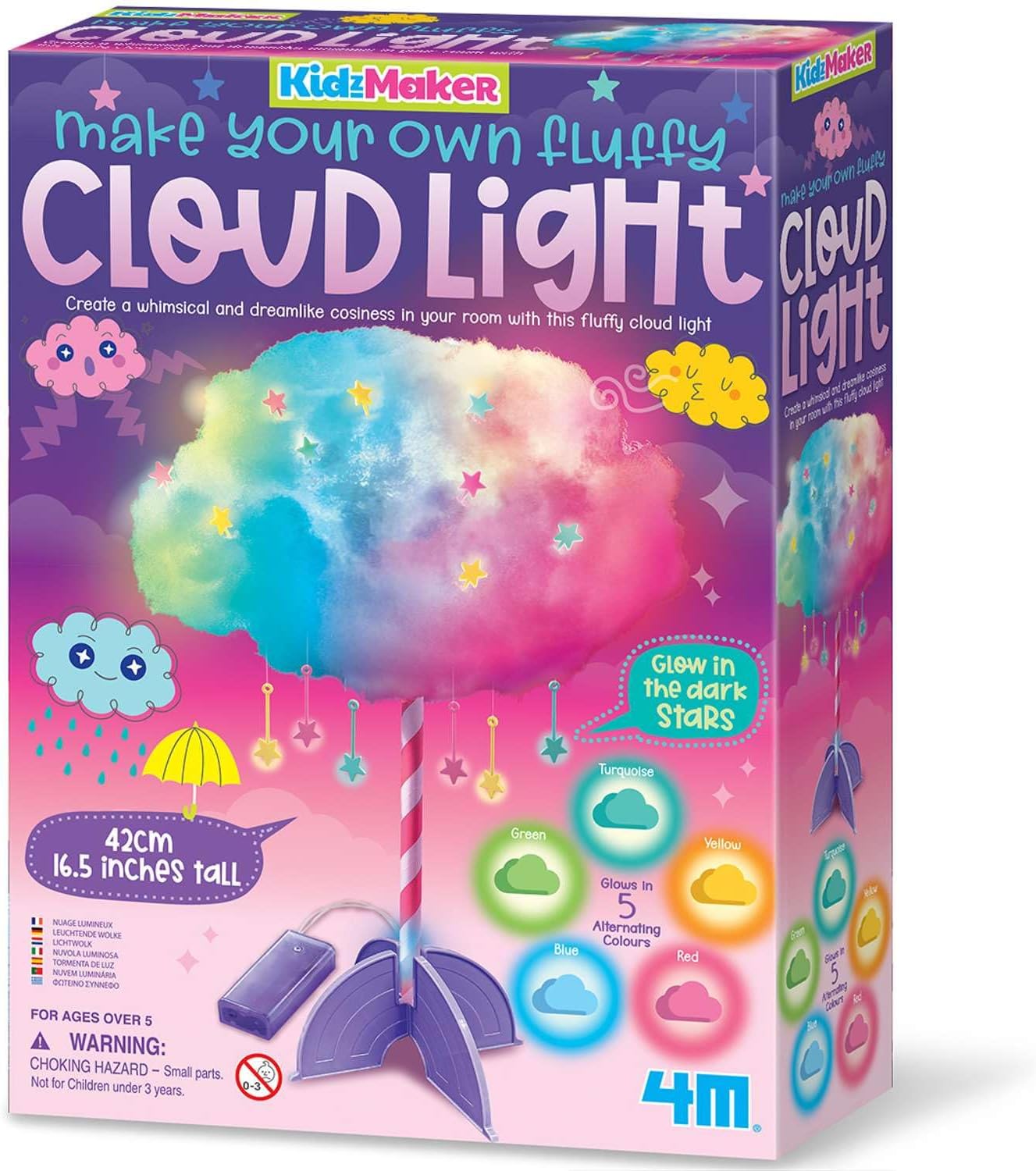 4M 4803 KIDZMAKER MAKE YOUR OWN FLUFFY CLOUDLIGHT KIT