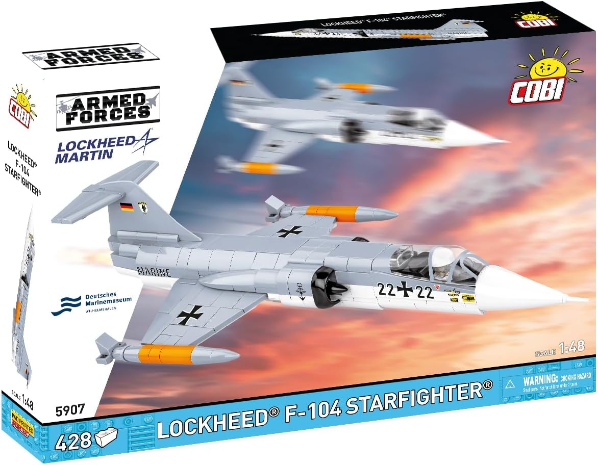 COBI 5907 LOCKHEED F-104 STARFIGHTER 1:48 SCALE