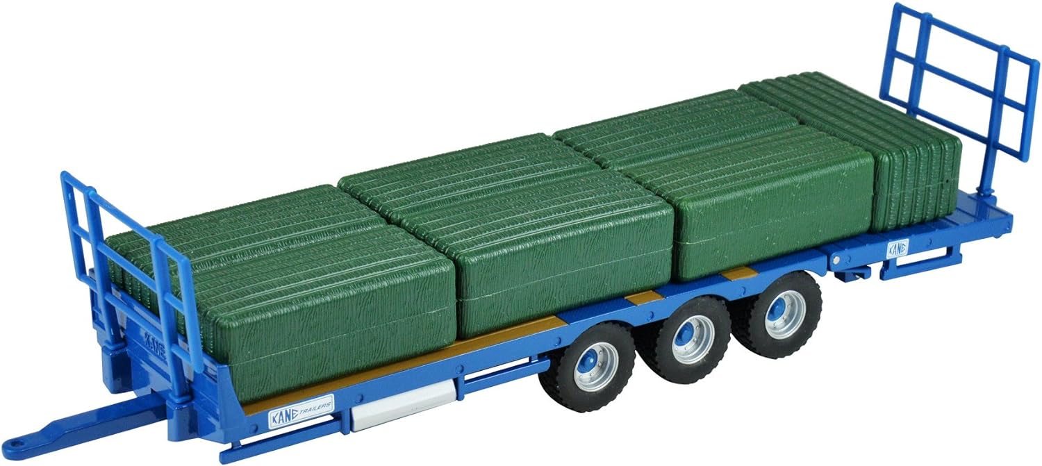 BRITAINS 43218 KANE BALE TRAILER SET 1/32 SCALE
