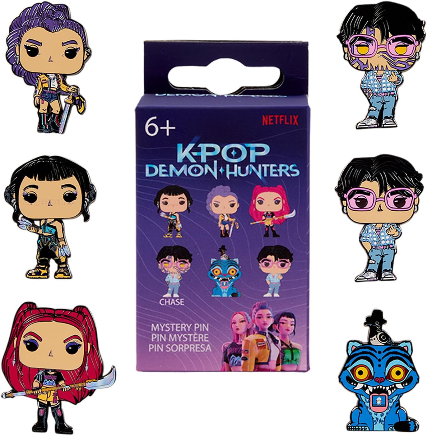 FUNKO K-POP 58864 DEMON HUNTERS MYSTERY PIN BLIND BOX