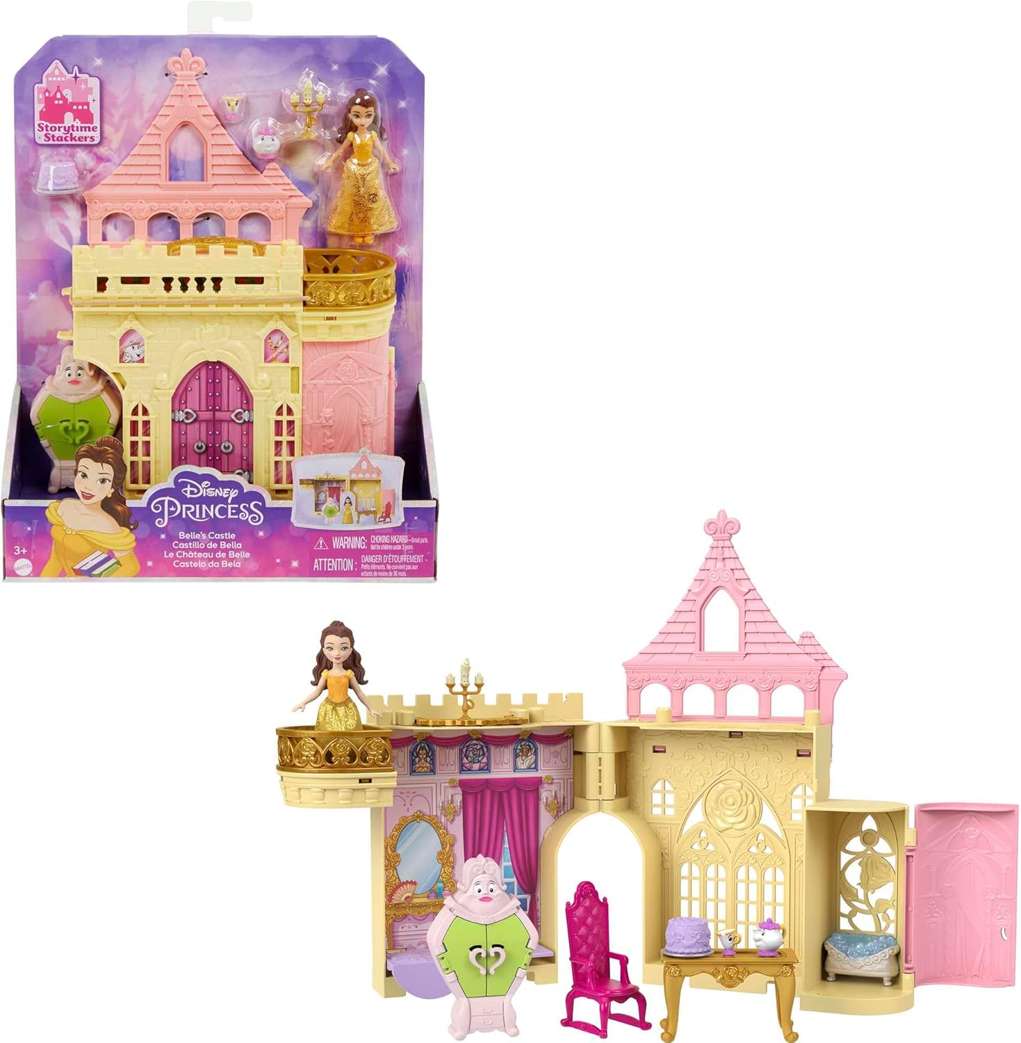 DISNEY PRINCESS HLW94 STACKABLE BELLES CASTLE