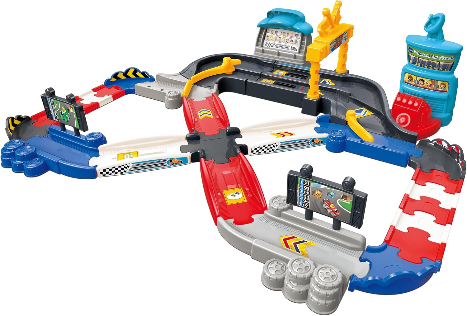 VTECH 595003 TOOT-TOOT DRIVERS V RACERS RACE TRACK