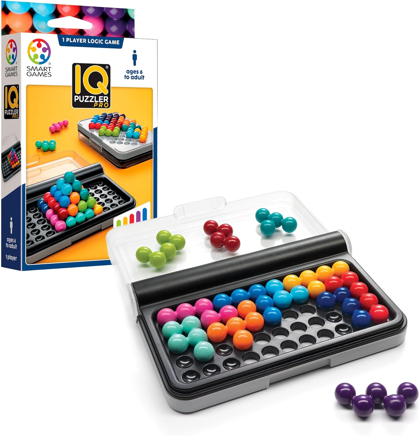 SMART GAMES IQ PUZZLER PRO 1 PLAYER LOGIC GAME