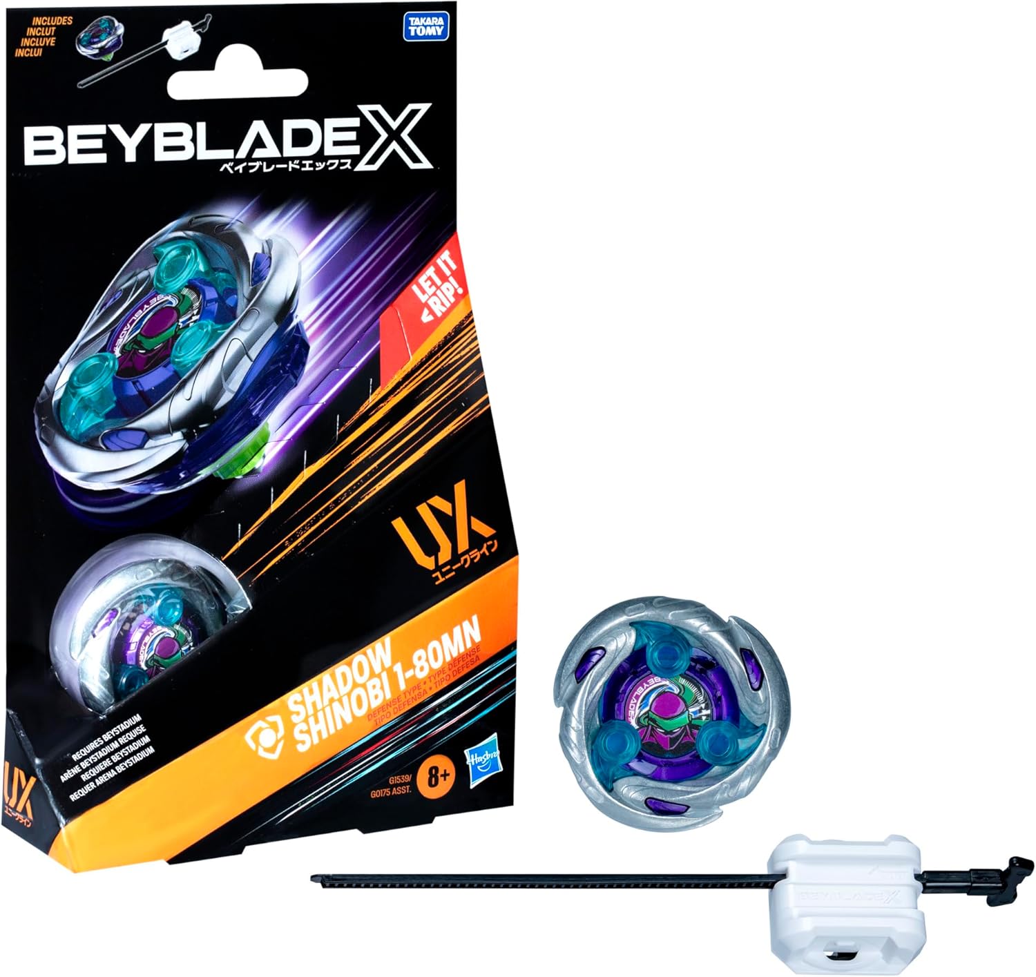BEYBLADE X G1539 SHADOW SHINOBI 1-80MN DEFENSE