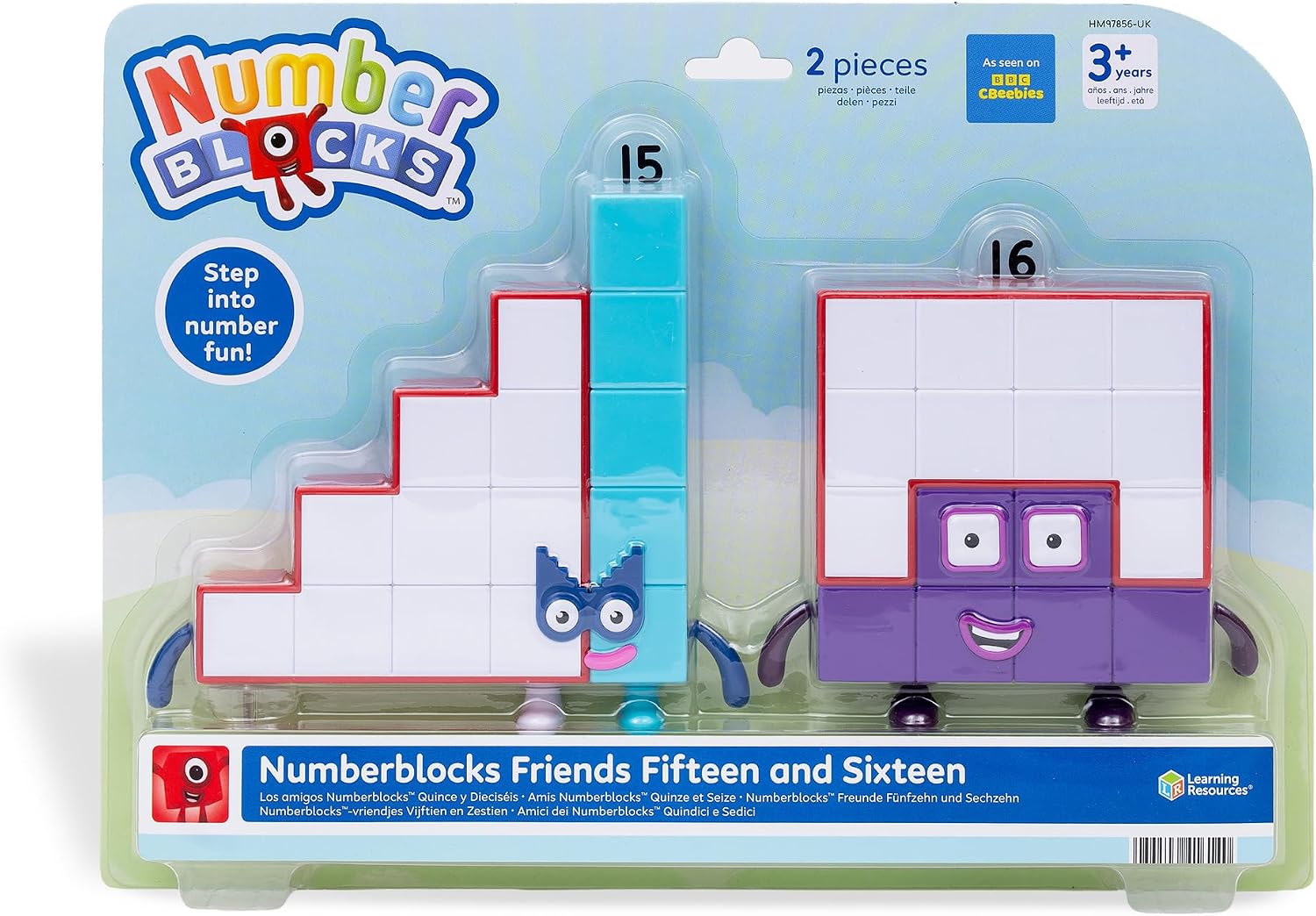 NUMBERBLOCKS 97856 FRIENDS FIFTEEN AND SIXTEEN