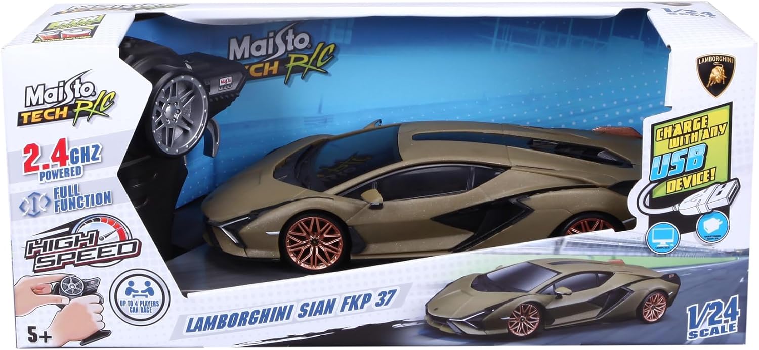 MAISTO 82338 TECH R/C LAMBORGHINI SIAN FKP 37 RADIO CONTROL CAR