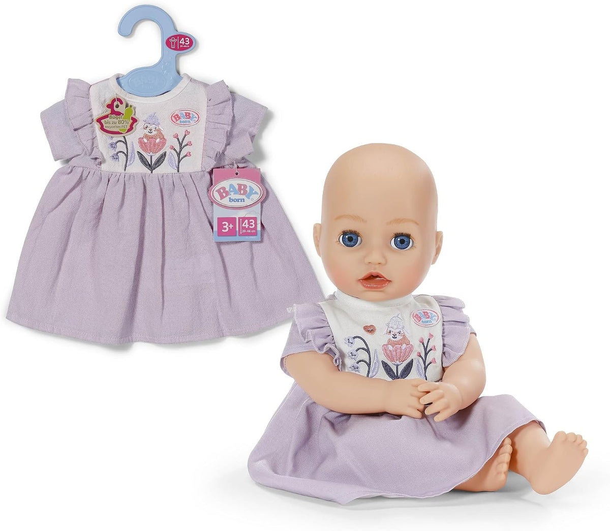 BABY BORN 839669 FOREST DRESS 43CM