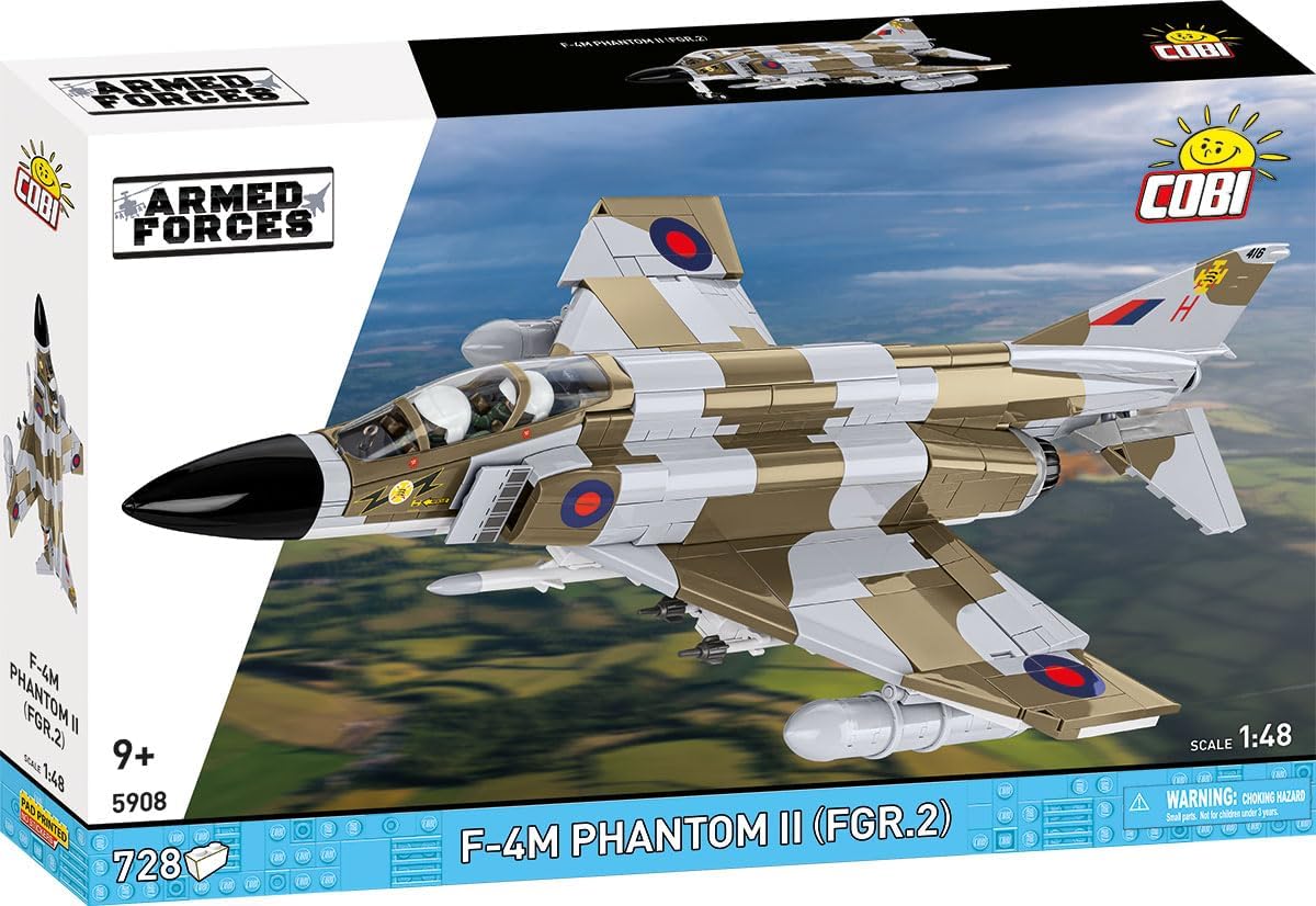 COBI 5908 F-4M PHANTOM II (FGR.2) 1/48 SCALE