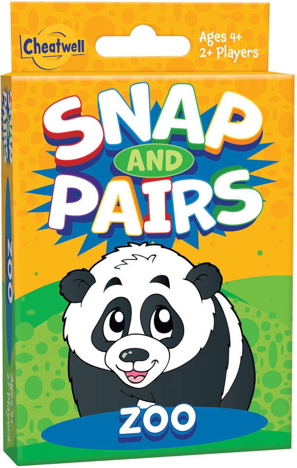 CHEATWELL GAMES 12636 SNAP AND PAIRS ZOO CARD GAME