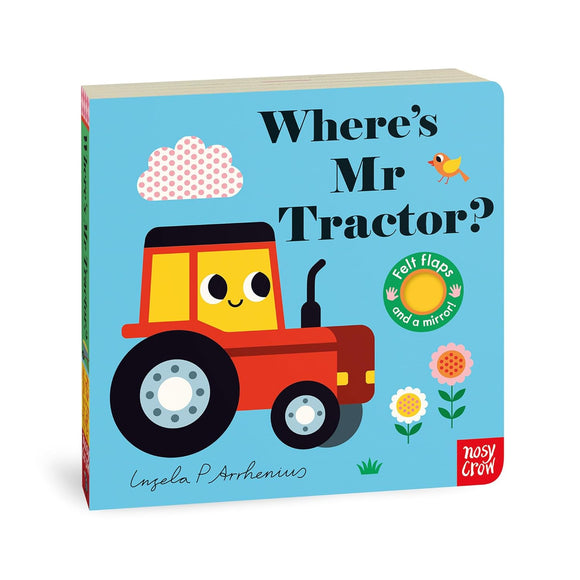 NOSY CROW WHERE'S MR TRACTOR? FELT FLATS BOOK