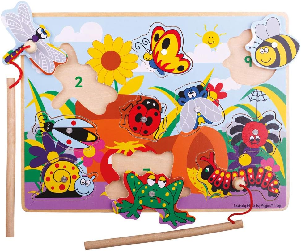 BIGJIGS BJ919 MAGNETIC FUN BUGS PUZZLE