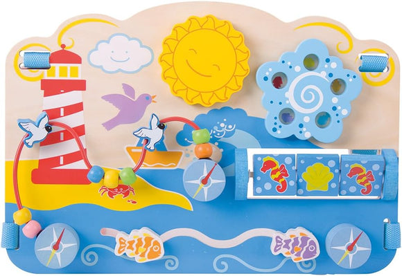 BIGJIGS BB116 WOODEN MARINE ACTIVITY CENTRE