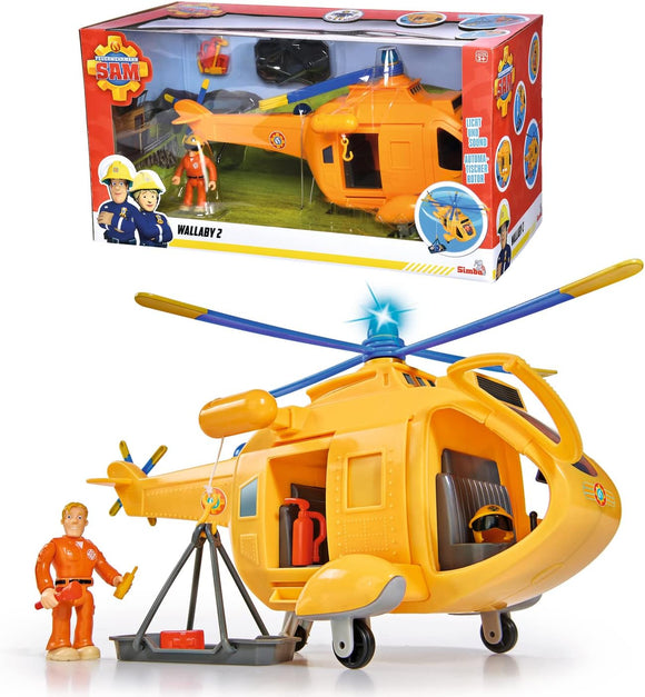 FIREMAN SAM WALLABY 2 WITH ACTION FIGURE