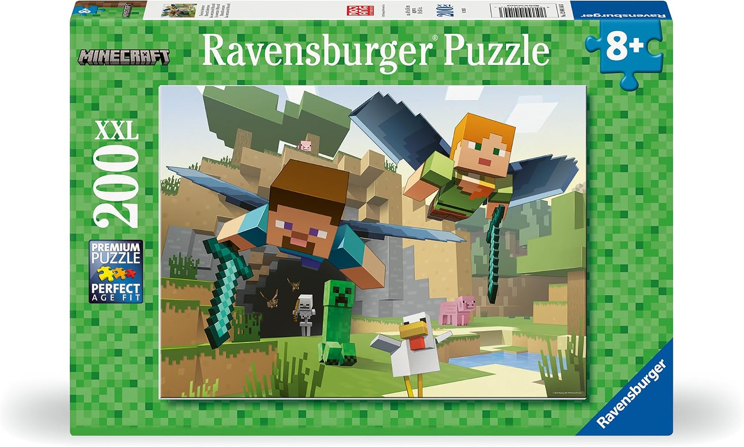 RAVENSBURGER 4144 MINECRAFT 200XXL PIECE JIGSAW PUZZLE