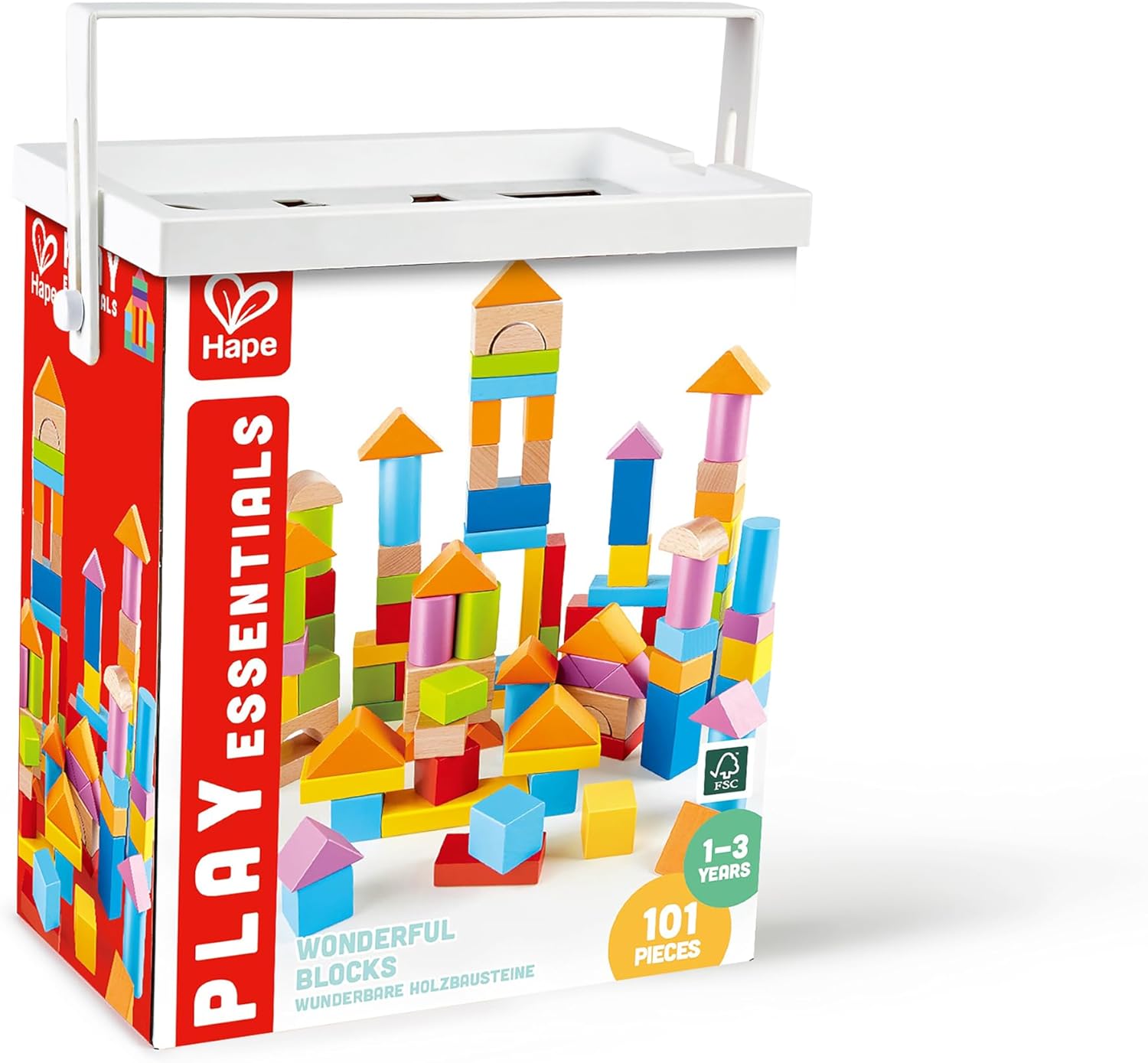 HAPE E8247 WONDERFUL BLOCKS 101 PIECES
