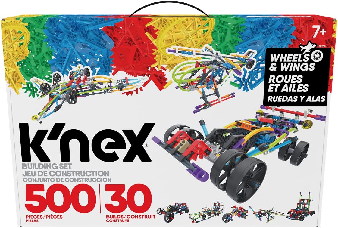 K'NEX 80208 WINGS AND WHEELS BUILDING SET