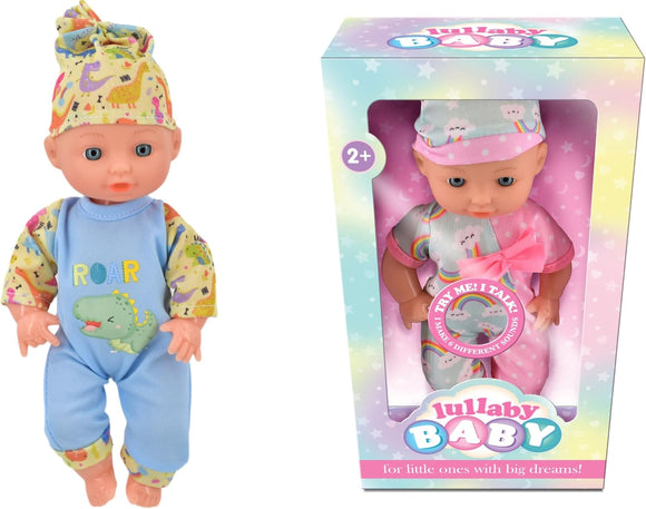 LULLABY BABY 2165 BABY 10inch DOLL WITH VOICE