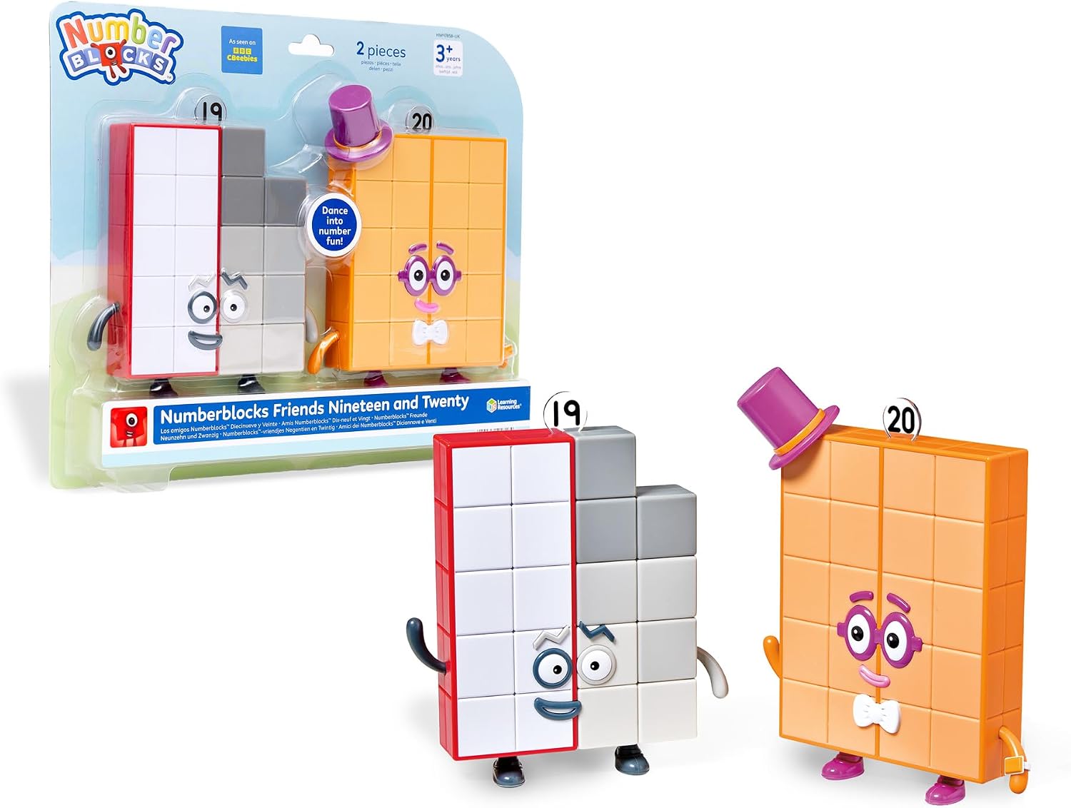 NUMBERBLOCKS 97858 FRIENDS NINETEEN AND TWENTY