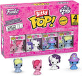FUNKO BITTY POP! MY LITTLE PONY 4 PACK PINKIE PIE, RARITY, TRIXIE & DERPY MINI VINYL COLLECTION
