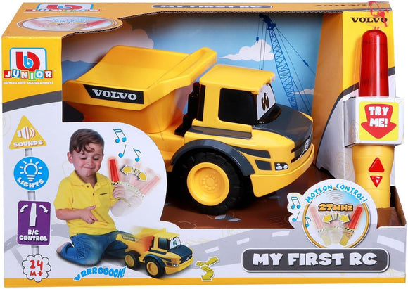 ** £10 OFF ** BBURAGO 92005 JUNIOR MY FIRST RC VOLVO DUMP TRUCK
