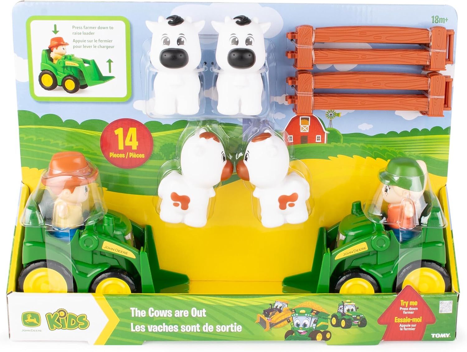 JOHN DEERE KIDS 87177 THE COWS ARE OUT PLAYSET