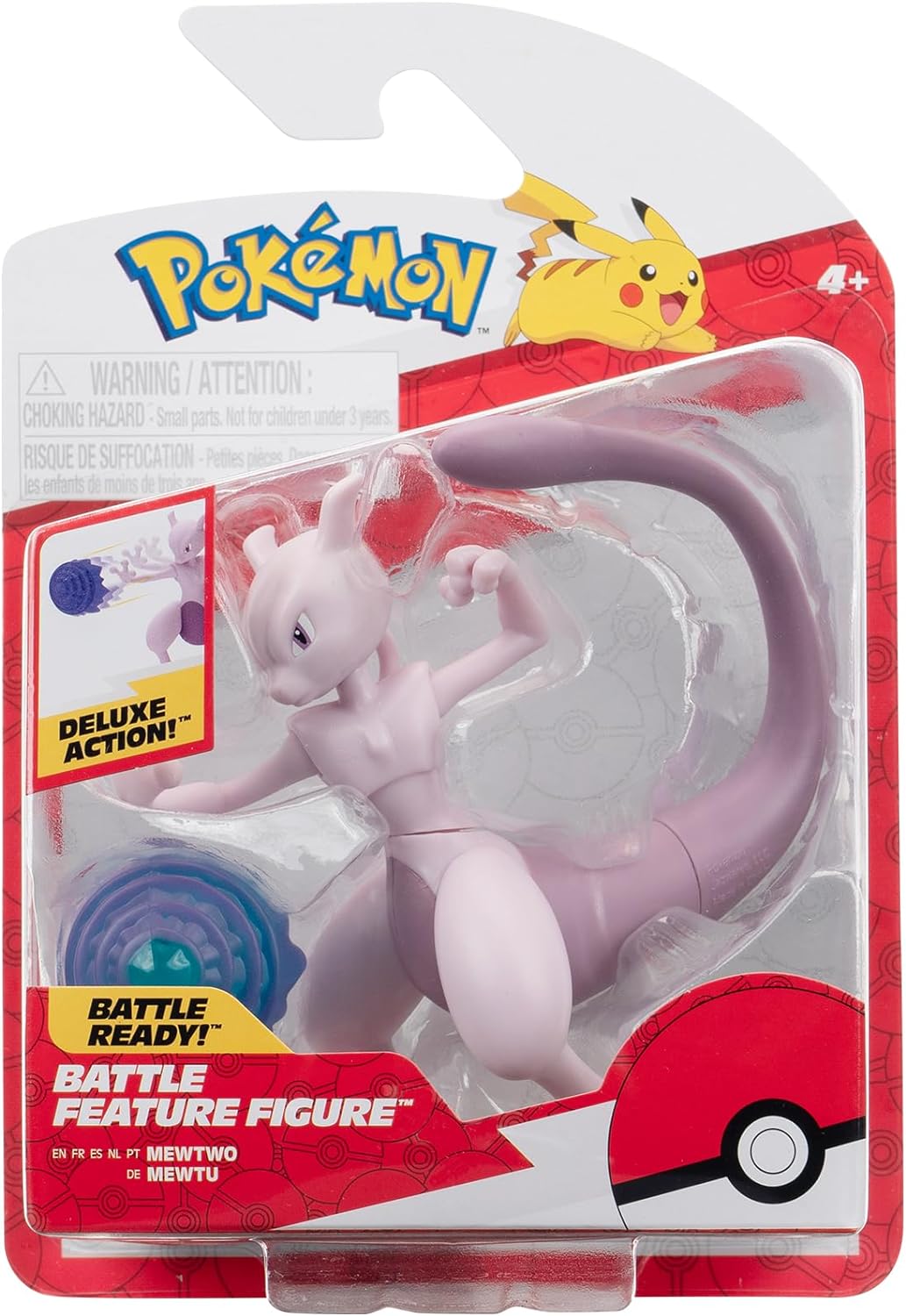 POKEMON PKW3370 BATTLE FEATURE FIGURE MEWTWO