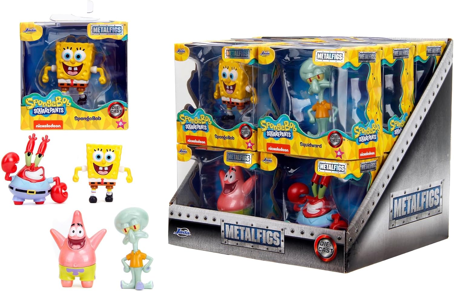 JADA METALFIGS SPONGEBOB SQUAREPANTS 2.5 INCH FIGURE ASSORTED ONE SUPPLIED