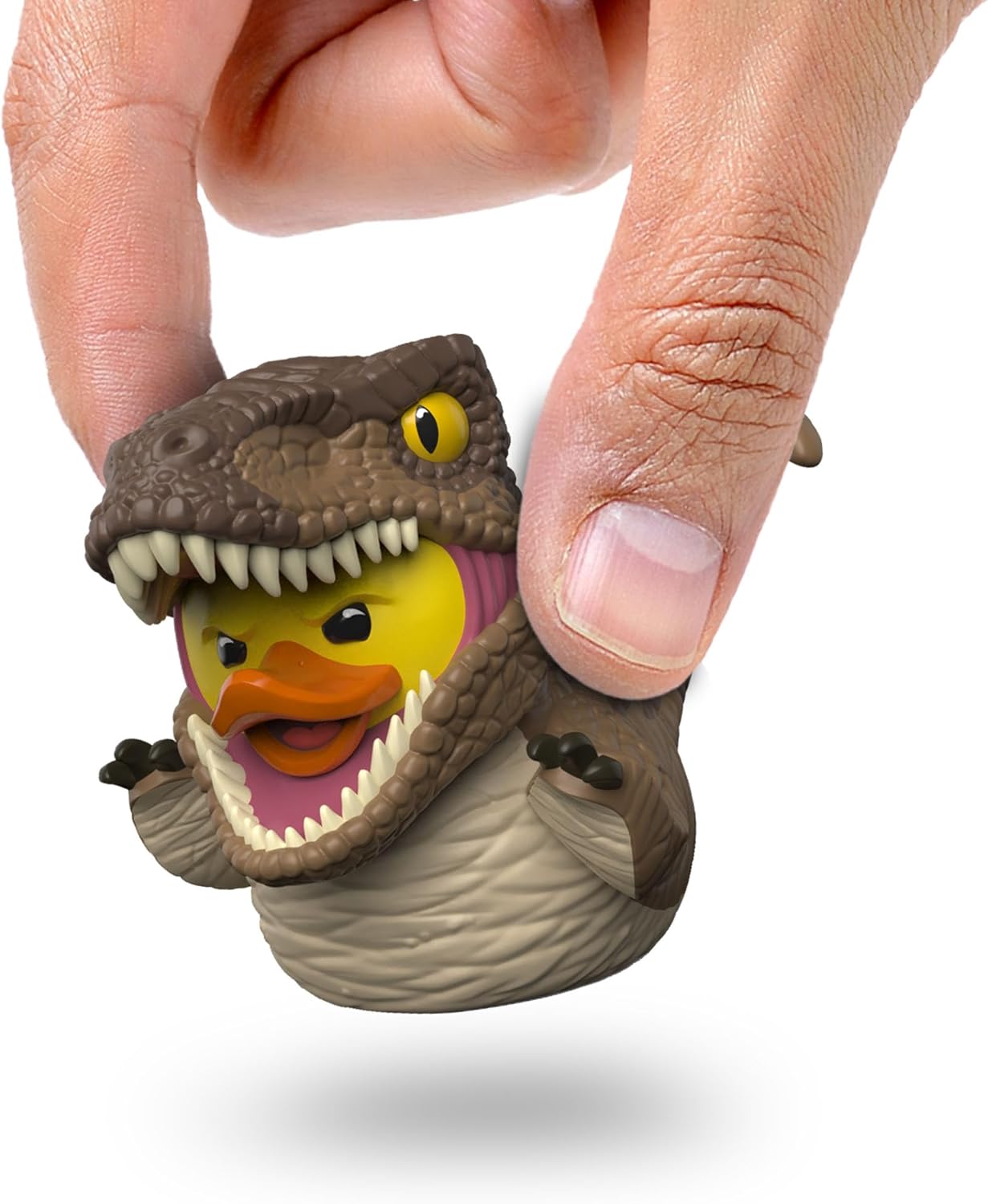 TUBBZ JURASSIC WORLD VELOCIRAPTOR RUBBER DUCK VINYL FIGURE