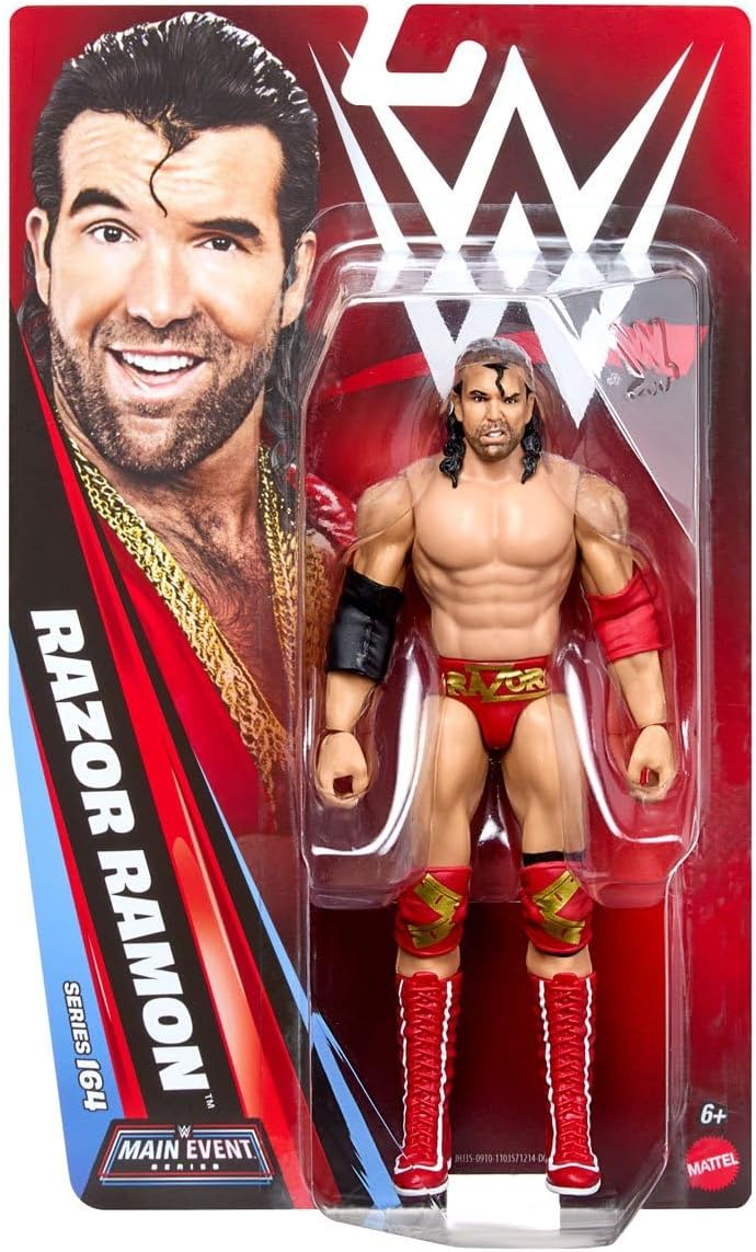 WWE JHJ35 MAIN EVENT SERIES RAZOR RAMON ACTION FIGURE