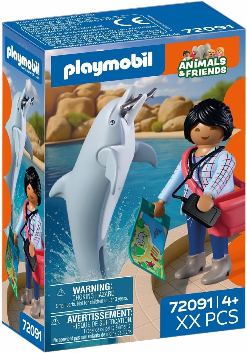 PLAYMOBIL 72091 ZOO: DOLPHIN AND VISITOR