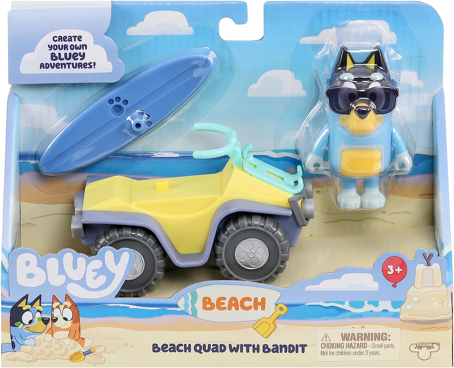BLUEY 17549 BEACH QUAD WITH BANDIT