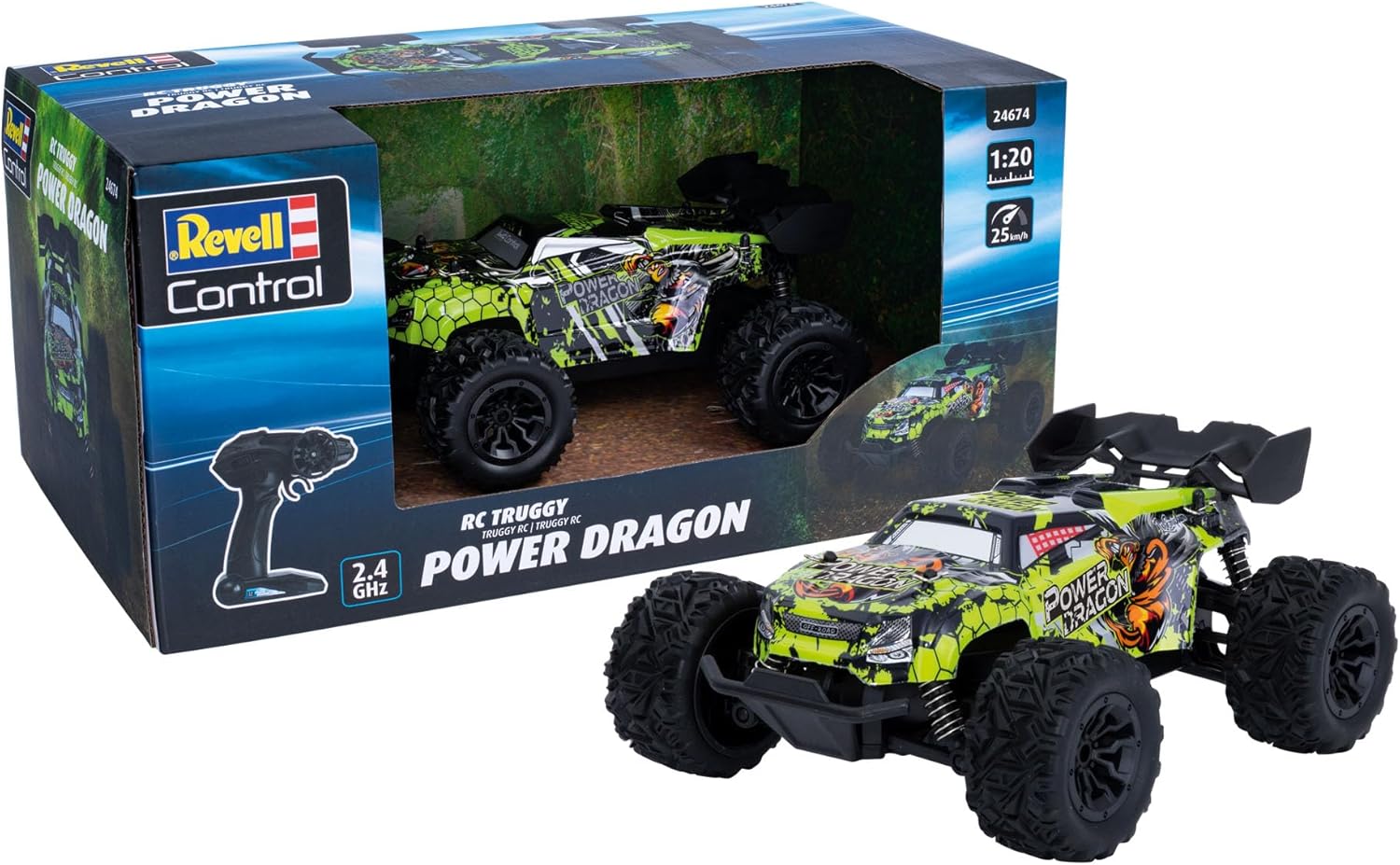 REVELL 24674 R/C TRUGGY POWER DRAGON 1:20 SCALE