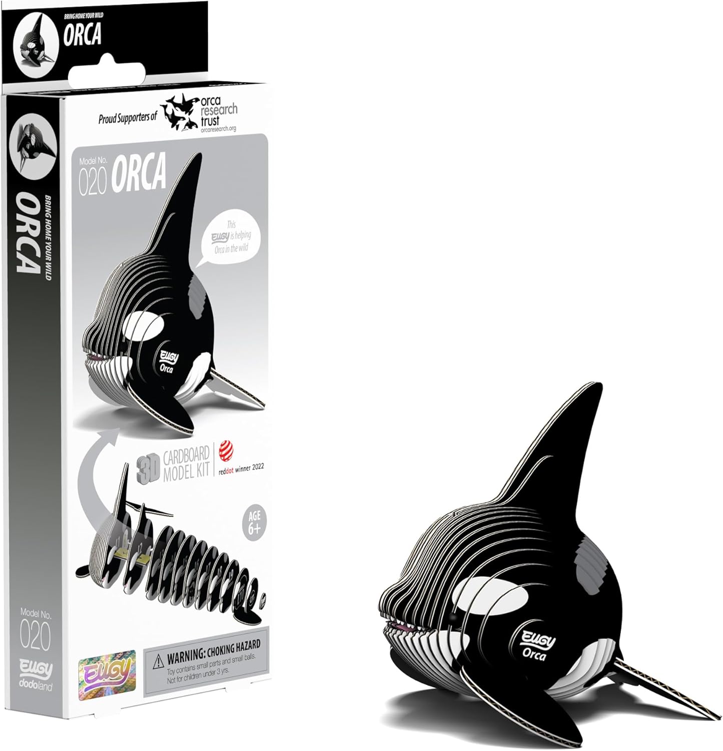 EUGY D5028 ORCA 3D CARDBOARD MODEL KIT
