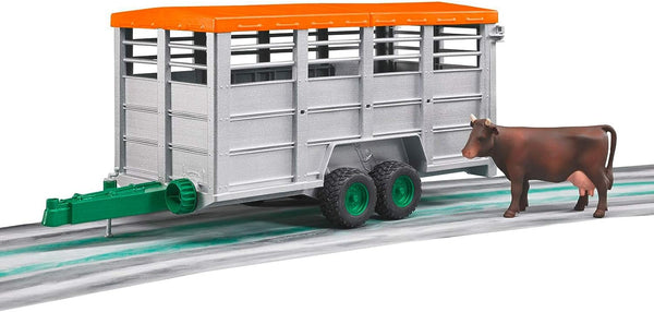 BRUDER Scania R-Series 1:16 Scale Livestock Transporter with One Cow BRUDER Scania R-Series 1:16 Scale Livestock Transporter with One Cow