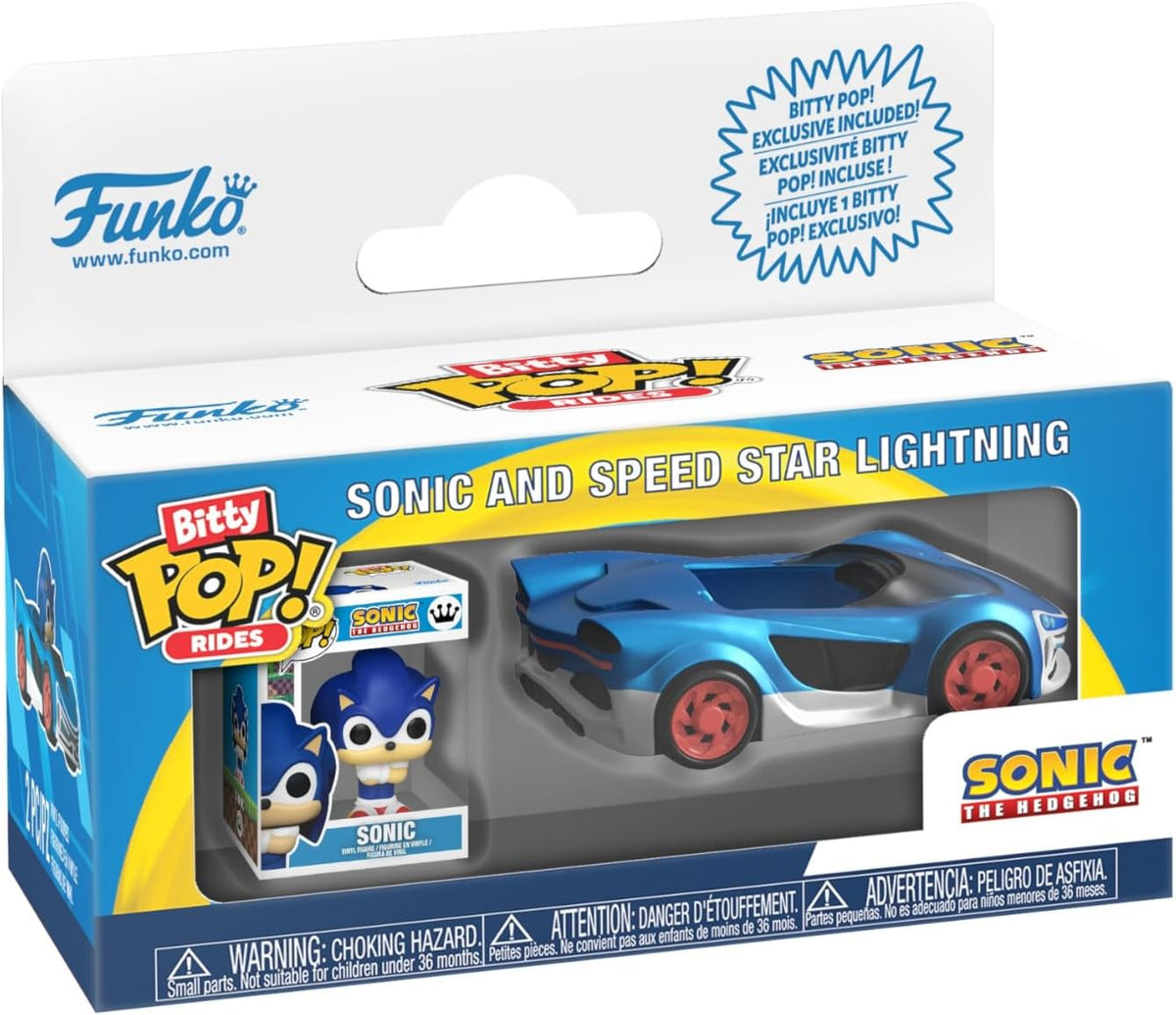 FUNKO BITTY POP RIDES SONIC AND SPEED STAR LIGHTNING