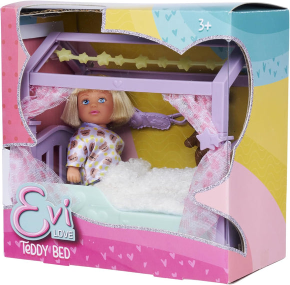 EVI LOVE 105733968 EVI DOLL WITH TEDDY BED