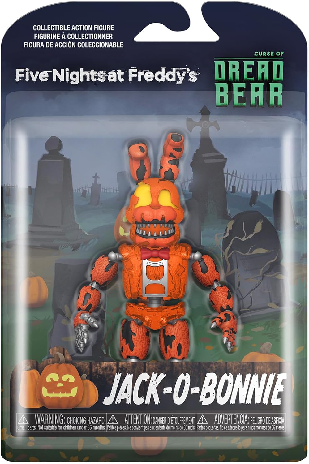 FIVE NIGHTS AT FREDDYS 56186 DREADBEAR JACK-O-BONNIE FIGURE