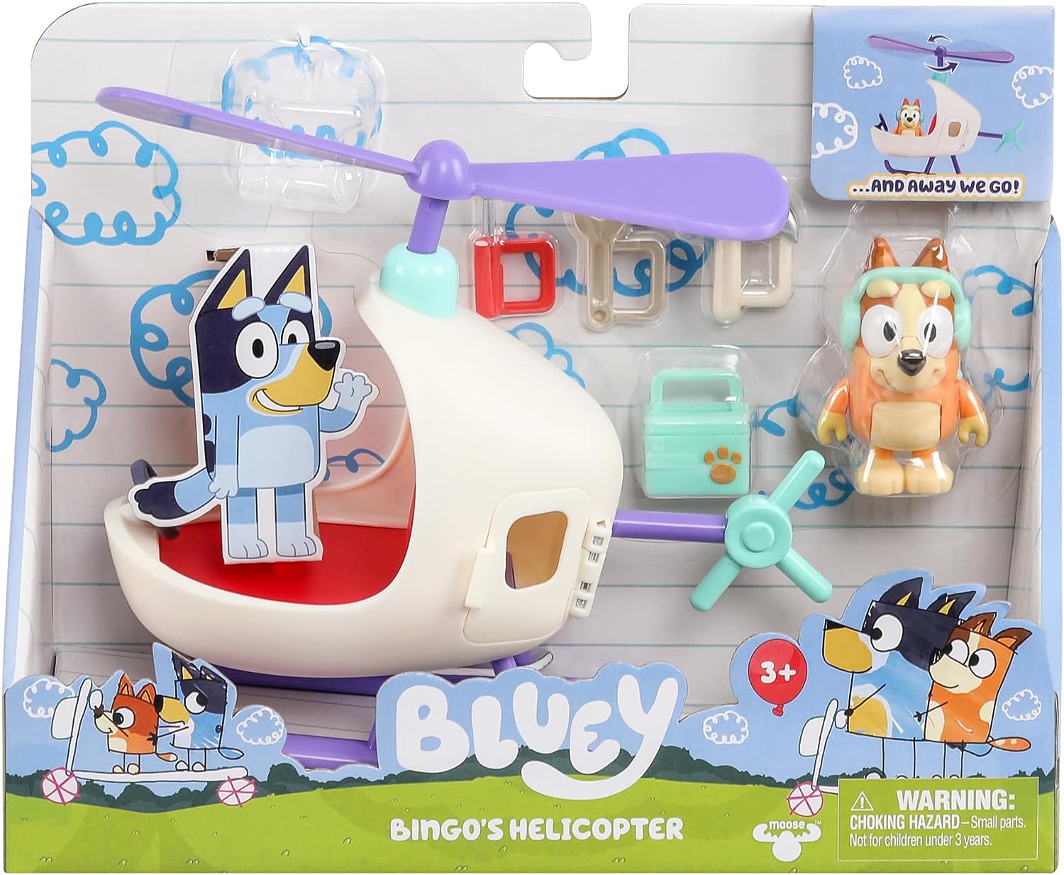 BLUEY 17560 BINGOS HELICOPTER