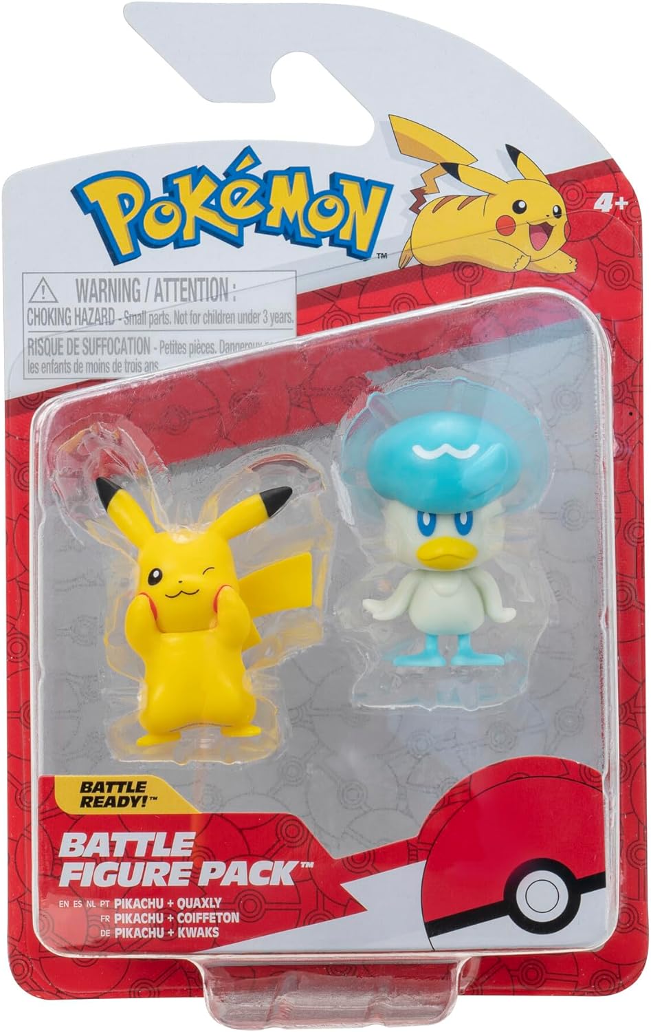 POKEMON PKW3357 BATTLE FIGURE PACK PIKACHU & QUAXLY
