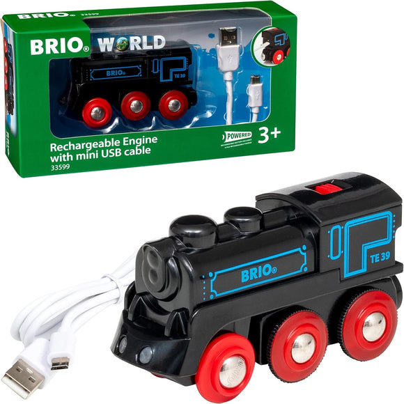 BRIO RAIL 33599 RECHARGEABLE ENGINE WITH MINI USB CABLE