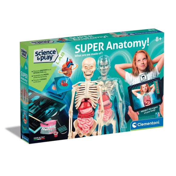 CLEMENTONI 75104 SUPER ANATOMY SCIENCE KIT