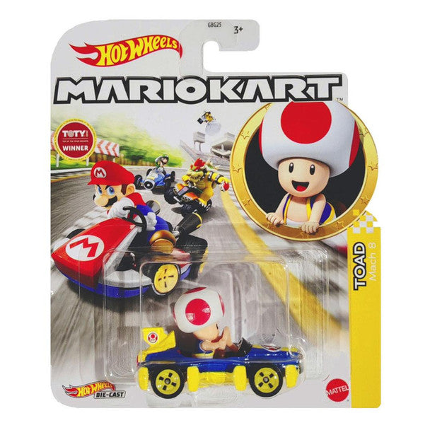 HOT WHEELS MARIOKART HDB35 TOAD MACH 8