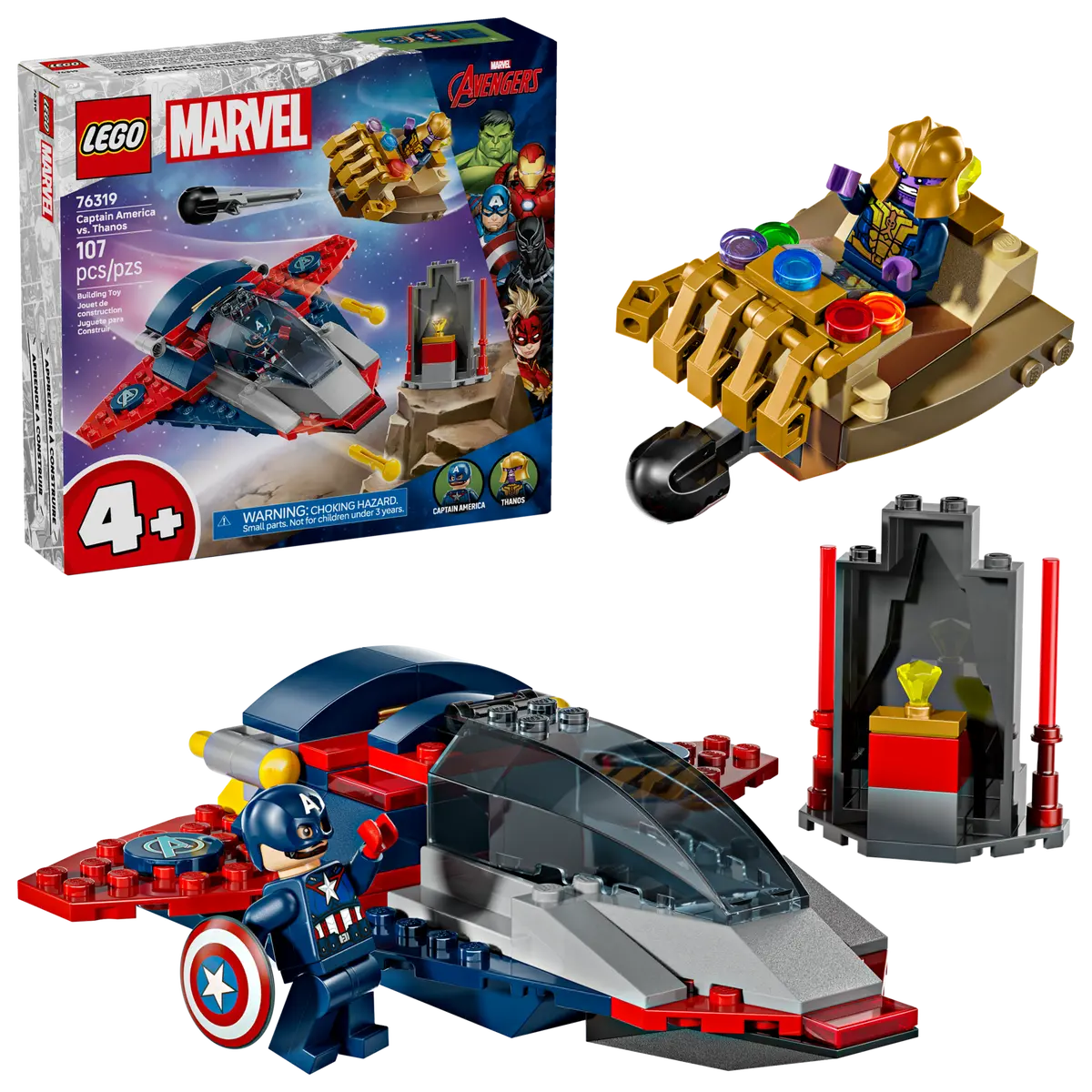 LEGO 76319 MARVEL CAPTAIN AMERICA VS. THANOS