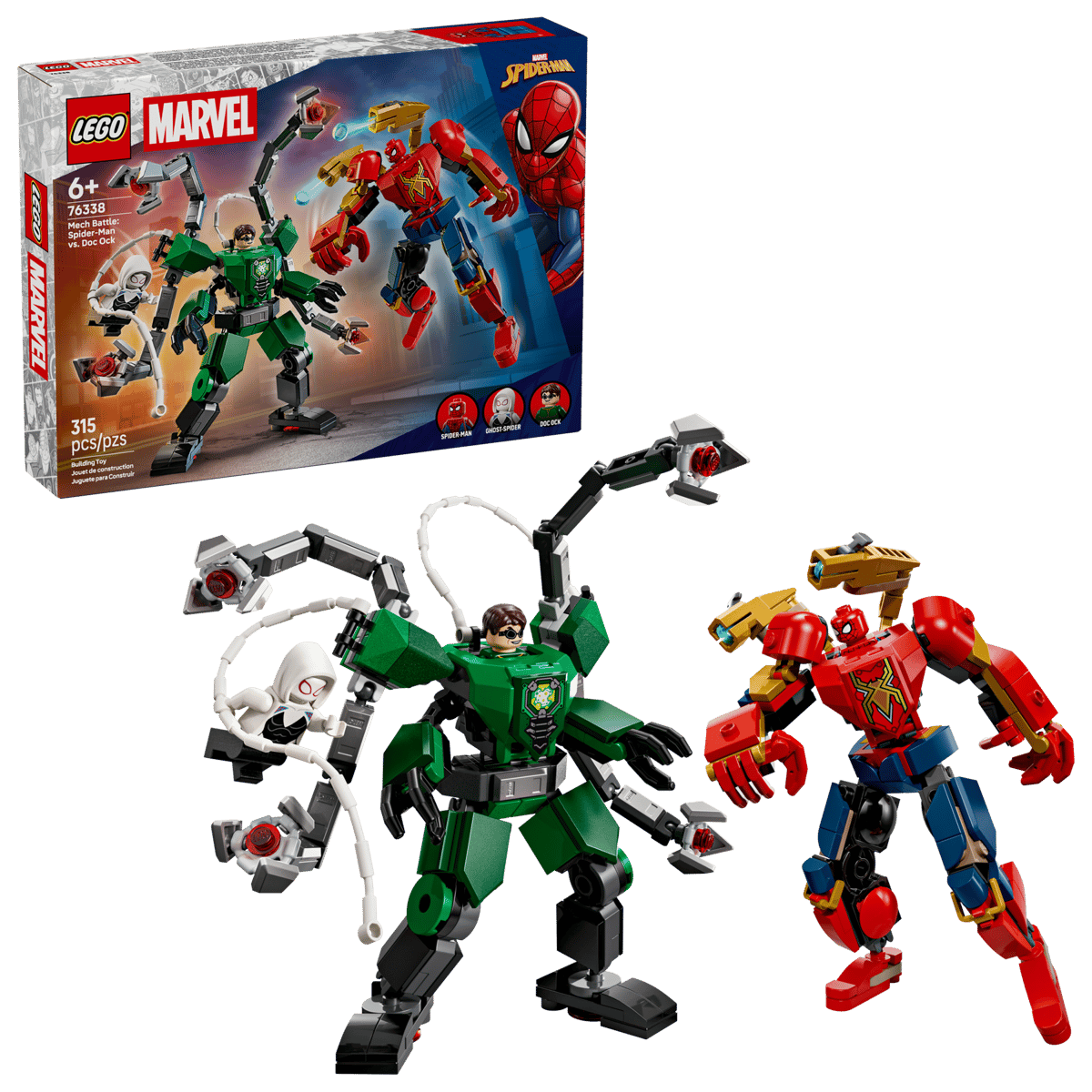 ** 20% OFF ** LEGO 76338 MARVEL MECH BATTLE: SPIDER-MAN VS.DOC OCK
