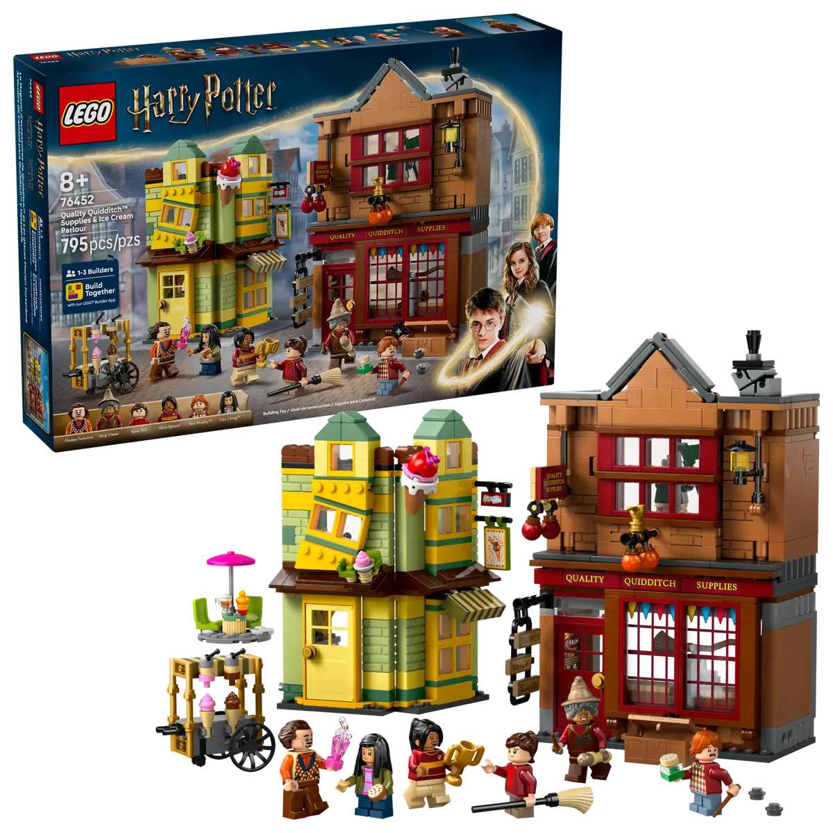 LEGO 76452 HARRY POTTER QUALITY QUIDDITCH SUPPLIES & ICE CREAM PARLOUR
